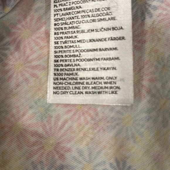 H&M Floral Patterned Cotton Dress/NWT/5T - Picture 8 of 10